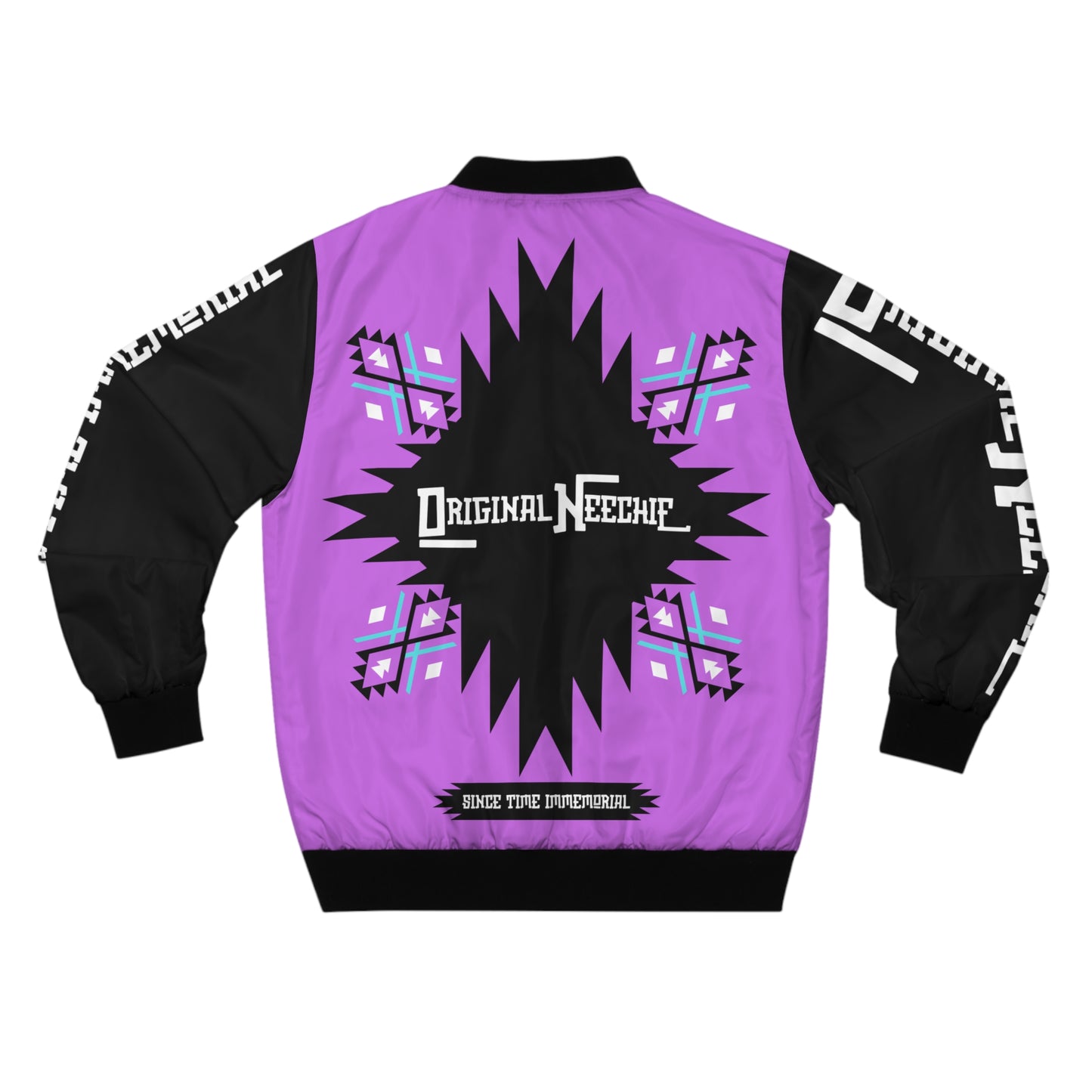 Original Neechie Men's Bomber Jacket - Purple