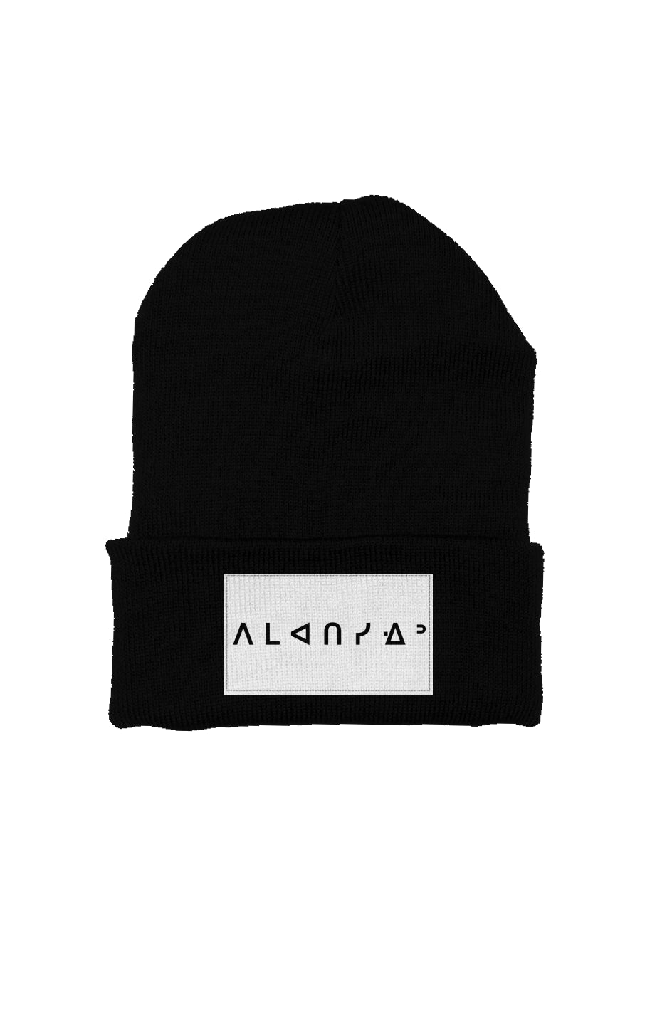 Black Syllabic beanie