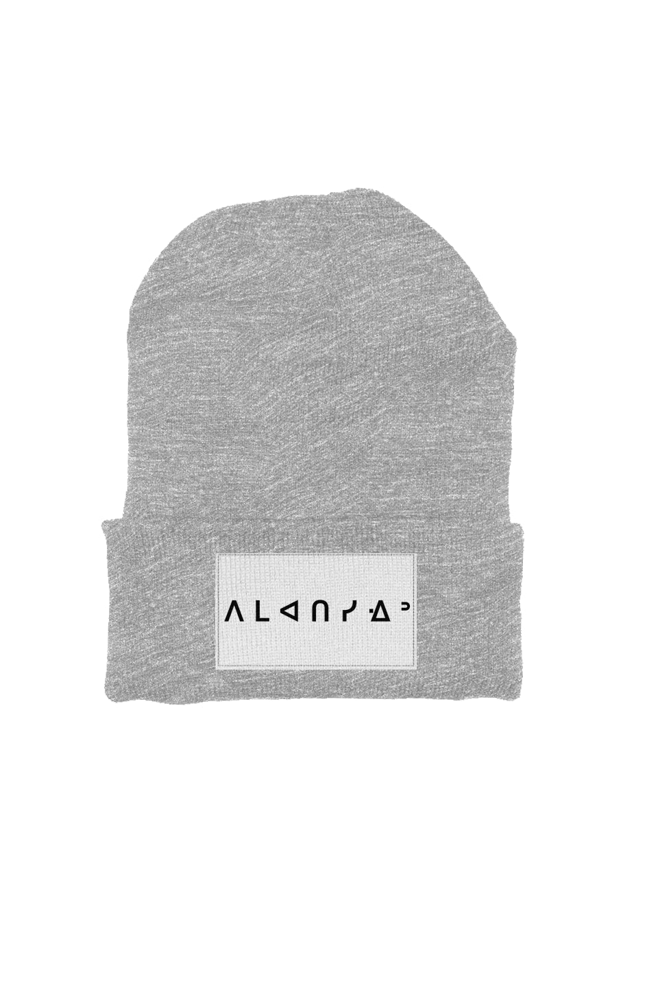 Grey Syllabic beanie