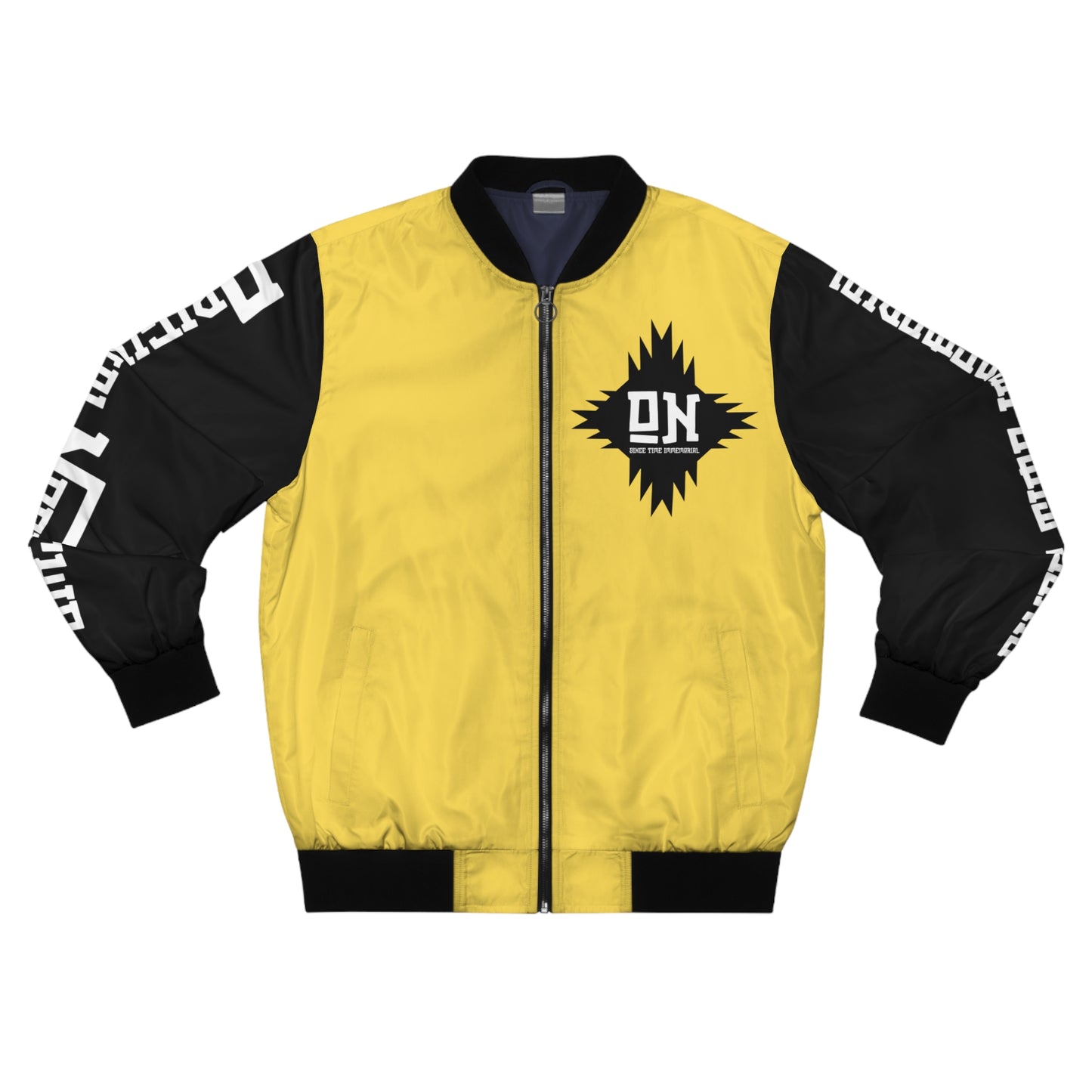 Original Neechie Men's Bomber Jacket - Yellow